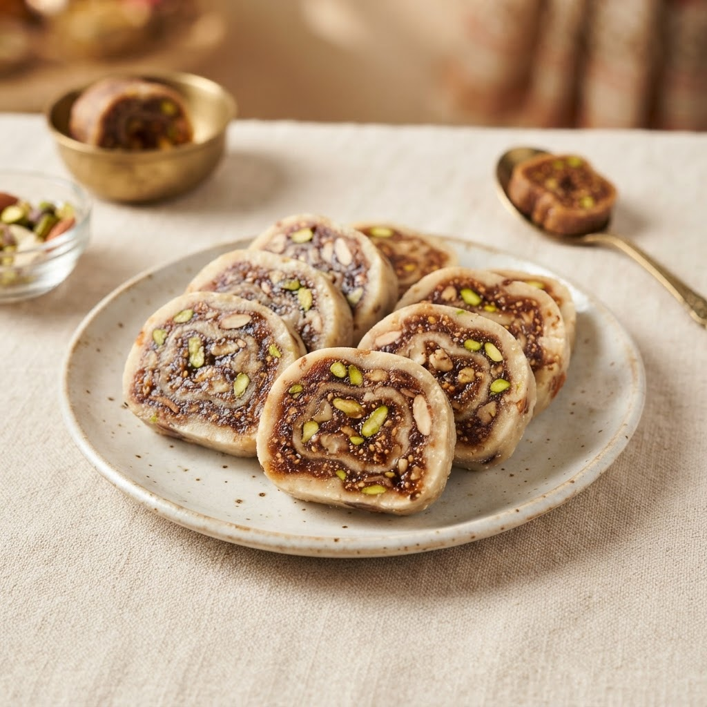 Anjeer Roll at Chappan Bhog Sweets