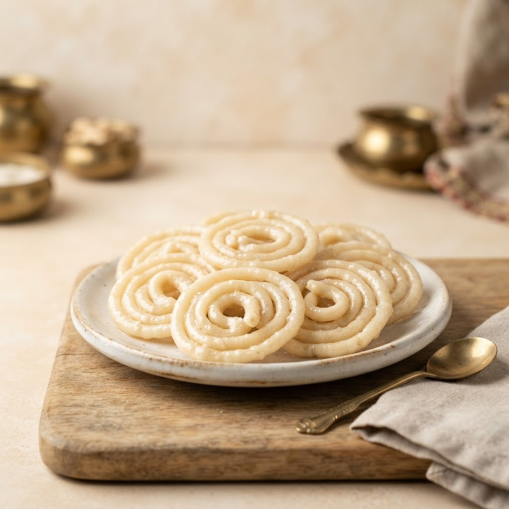 Kaju Jalebi at Chappan Bhog Sweets