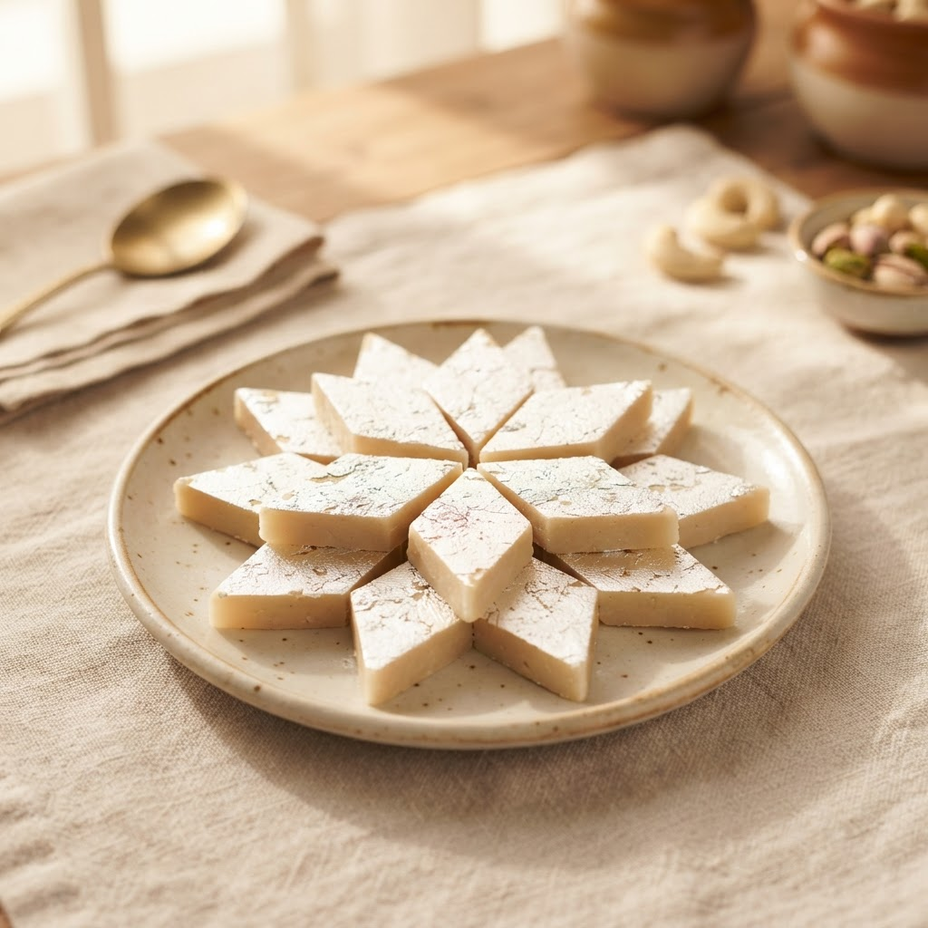 Kaju Katli at Chappan Bhog Sweets