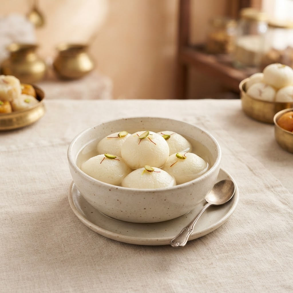 Rasgulla (Big) at Chappan Bhog Sweets