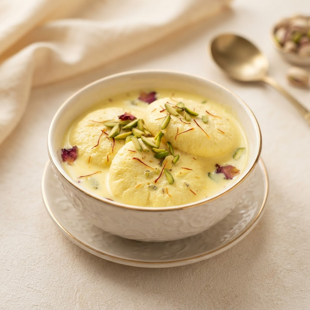 Rasmalai at Chappan Bhog Sweets